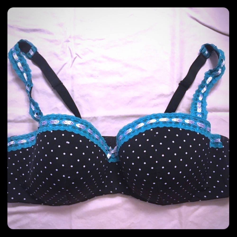 Polka dot bra